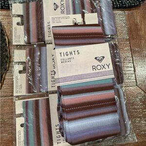 Roxy Multicolor Striped Tights
